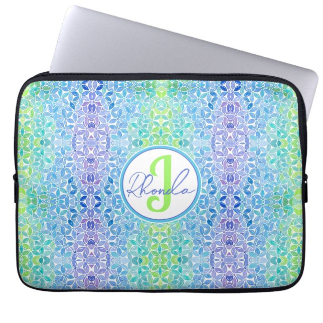 Rhonda Mosaic Laptop Sleeve (Front)