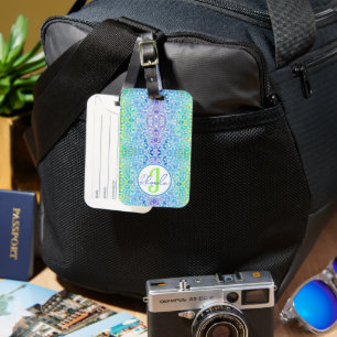 Rhonda Mosaic Luggage Tag