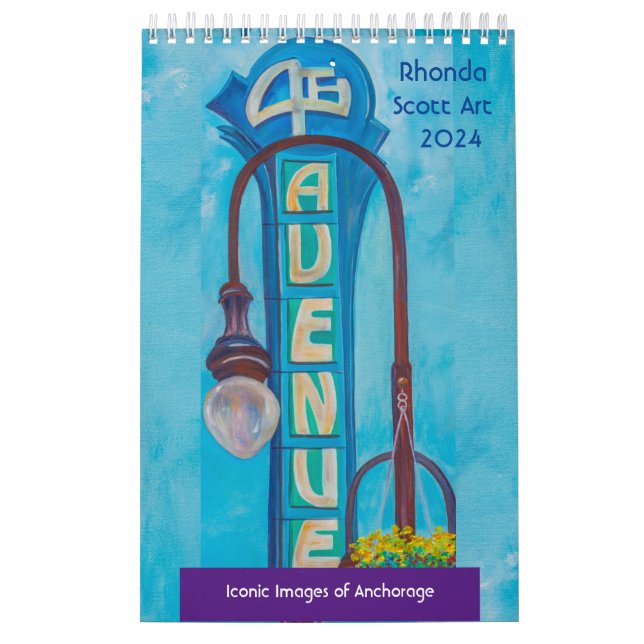 Rhonda Scott Art 2024 Calendar (Cover)