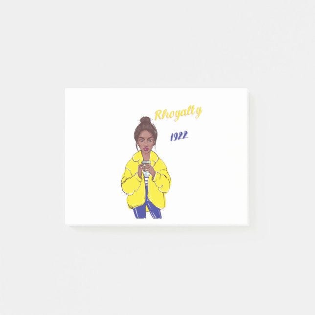 Rhoyalty 1922 post-it notes (Front)