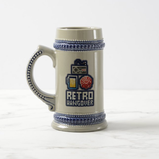 RHP Logo Ceramic Beer Stein (Left)
