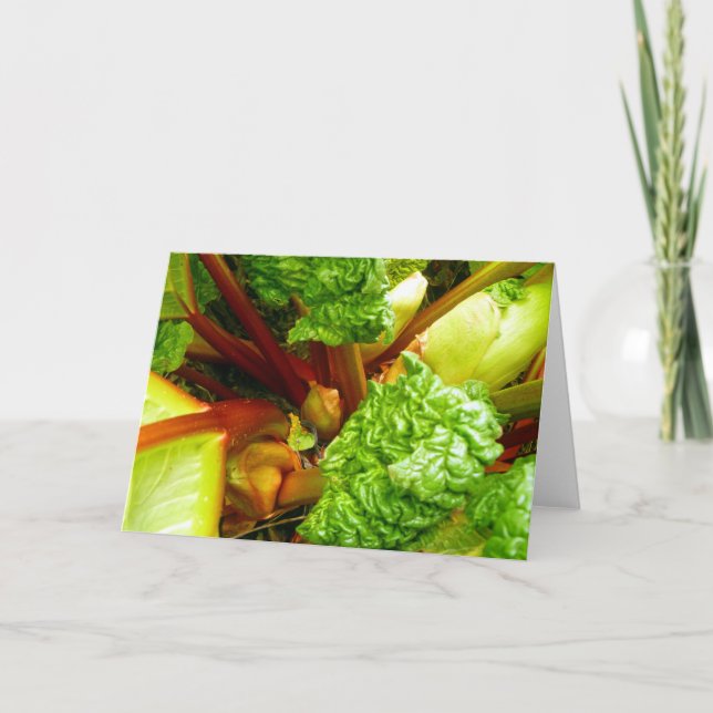 Rhubarb Card (Front)
