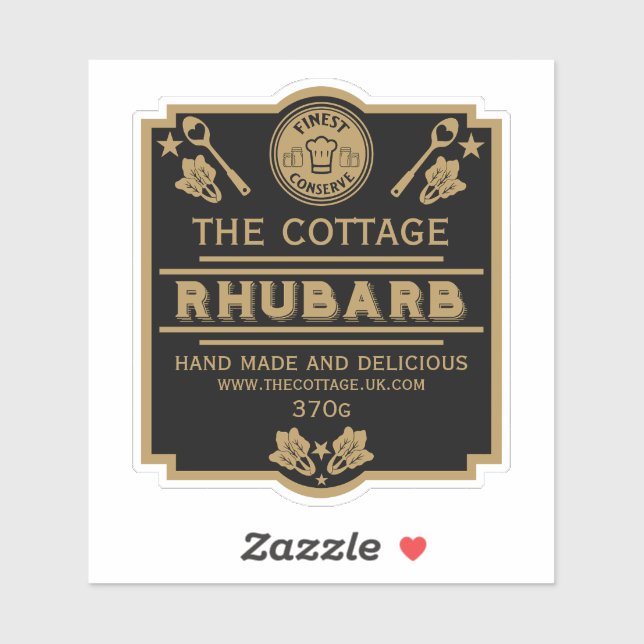 Rhubarb Conserve Maker (Sheet)