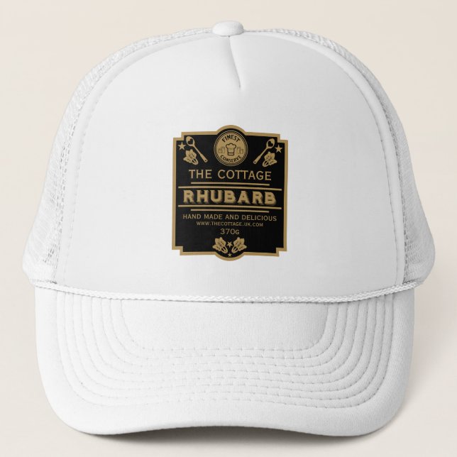 Rhubarb Conserve Maker Trucker Hat (Front)