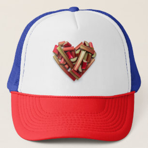 Rhubarb Heart Trucker Hat