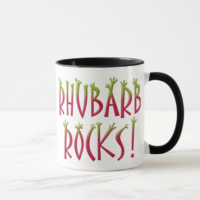 Rhubarb Rocks Mug (Right)