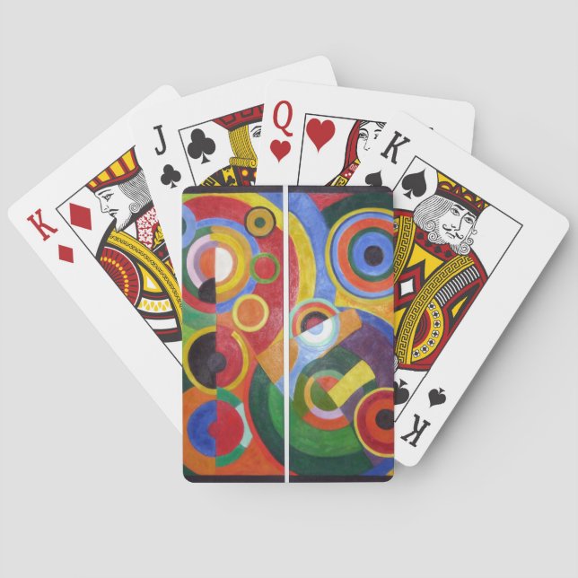 Rhythm by Robert Delaunay Playing Cards (Back)