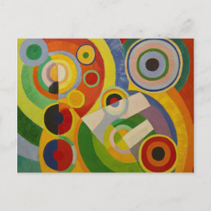 Rhythm Joie de vivre by Robert Delaunay 1930 Postcard