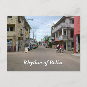 Rhythm of Belise San Pedro Town Postcard
