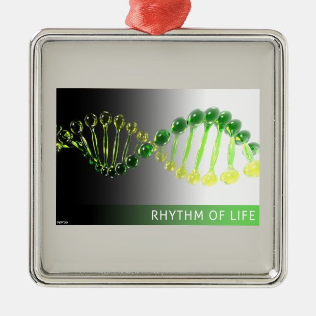 Rhythm of Life Metal Tree Decoration (Front)
