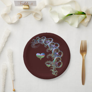 Rhythm of the Heart Paper Plate