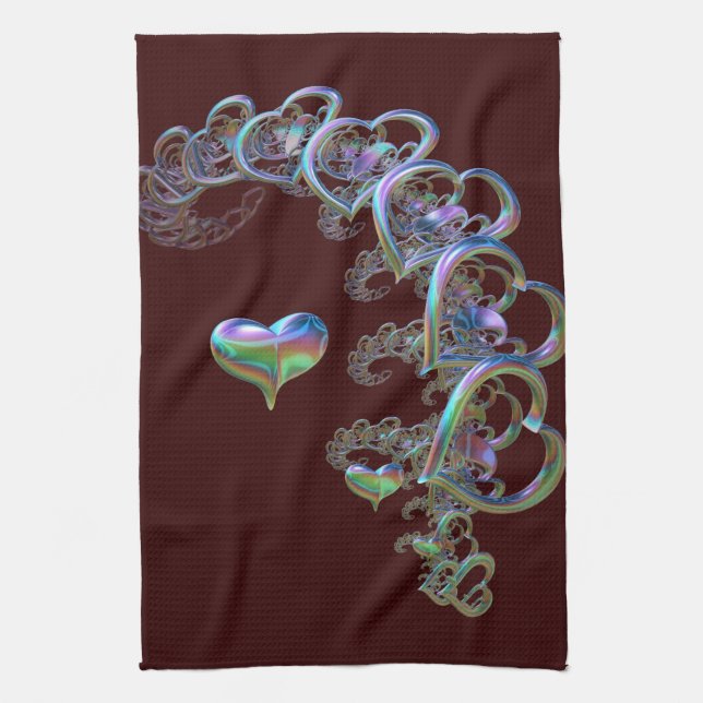 Rhythm of the Heart Tea Towel (Vertical)
