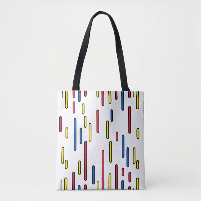 Rhythm Stripes Tote Bag (Front)
