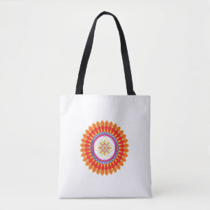 Rhythmic Euphoria Mandala  Tote Bag