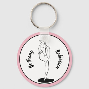 Rhythmic Gymnast Key Ring