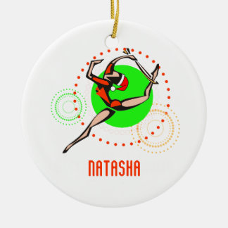 Rhythmic Gymnast Personalised Ornament