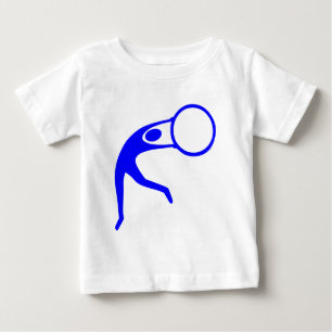 Rhythmic Gymnastic Figure - Blue Baby T-Shirt