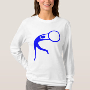 Rhythmic Gymnastic Figure - Blue T-Shirt