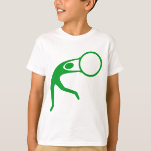 Rhythmic Gymnastic Figure - Grass Green T-Shirt