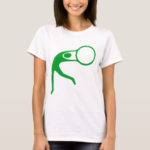 Rhythmic Gymnastic Figure - Grass Green T-Shirt