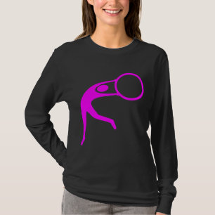 Rhythmic Gymnastic Figure - Magenta T-Shirt