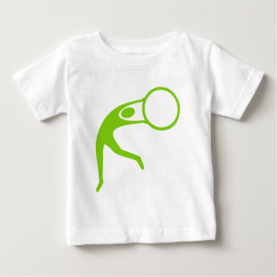Rhythmic Gymnastic Figure - Martian Green Baby T-Shirt