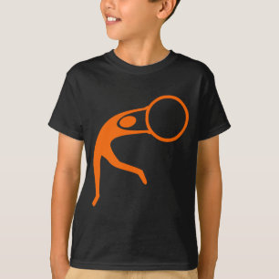 Rhythmic Gymnastic Figure - Orange T-Shirt