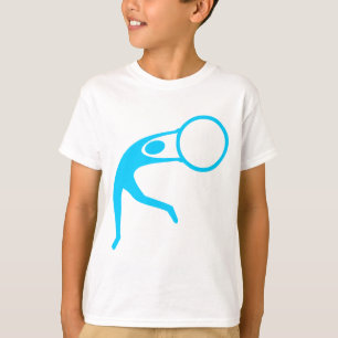 Rhythmic Gymnastic Figure - Sky Blue T-Shirt