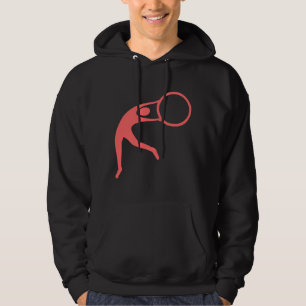 Rhythmic Gymnastic Figure - Tropical Pink Hoodie