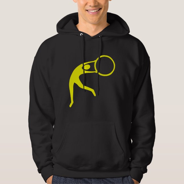 Rhythmic Gymnastic Figure - Yellow Hoodie (Front)