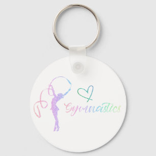 Rhythmic Gymnastic Sport  Two-Tone C Key Ring