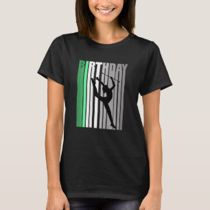 Rhythmic Gymnastics Birthday Elegant Baton Twirlin T-Shirt