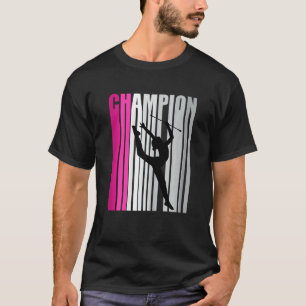 Rhythmic Gymnastics Birthday Retro Pretty Distress T-Shirt