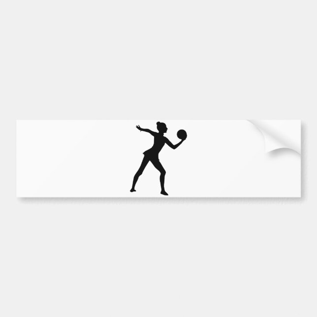 Rhythmic Gymnastics Bumper Sticker (Front)