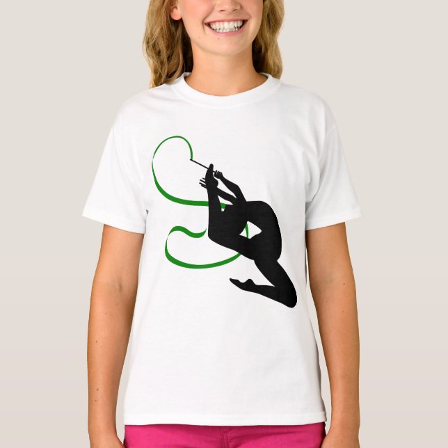 Rhythmic Gymnastics Girls T-Shirt (Front)