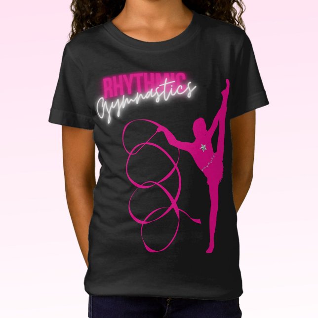 Rhythmic Gymnastics Hot Pink T-Shirt (Creator Uploaded)