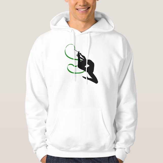 Rhythmic Gymnastics Mens Hoodie (Front)