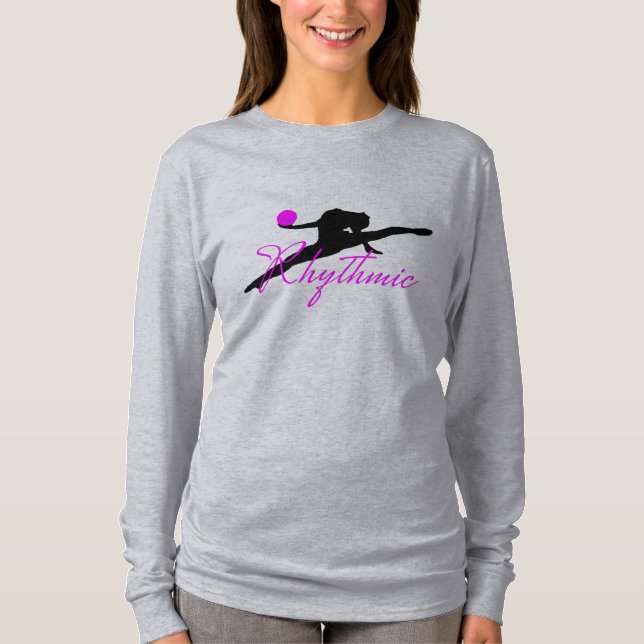 Rhythmic Gymnastics Off the Shoulder Shirt (Front)