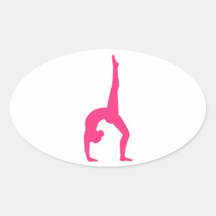 Rhythmic Gymnastics Oval Sticker