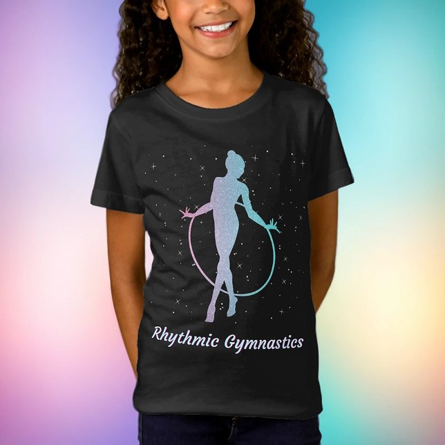 Rhythmic Gymnastics Pastel Hoop T-Shirt (Creator Uploaded)