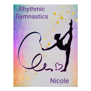 Rhythmic Gymnastics Photo Enlargement Print
