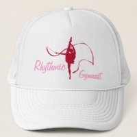 Rhythmic Gymnastics red & pink graphic hat cap