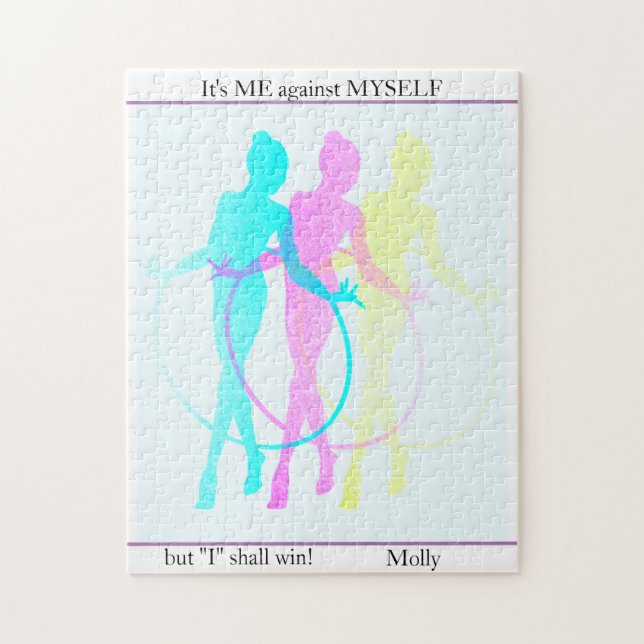 Rhythmic Gymnastics Reflections Me, Myself & I   Jigsaw Puzzle (Vertical)