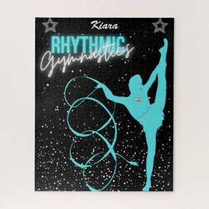 Rhythmic Gymnastics Ribbon and Stars   Jigsaw Puzz Jigsaw Puzzle