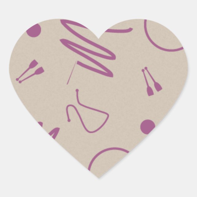 Rhythmic Gymnastics Sticker (Front)