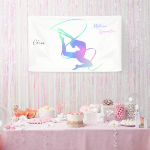 Rhythmic Gymnastics with ribbon Banner