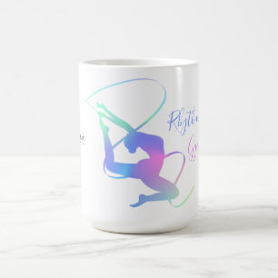 Rhythmic Gymnastics with ribbon Coffee Mug
