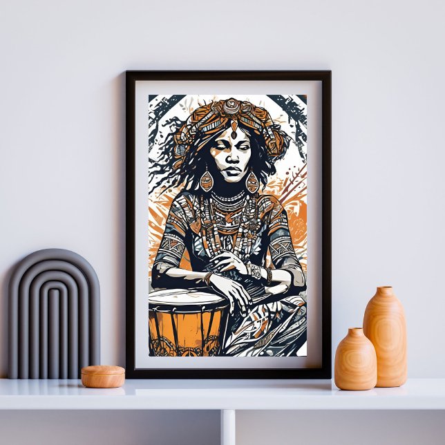 Rhythms Beneath Her Crown Poster (Creator Uploaded)