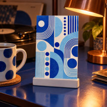Rhythms in Blue Art Print