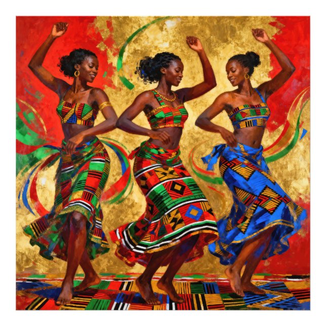 Rhythms in Colour – Black History Celebration Photo Print (Front)